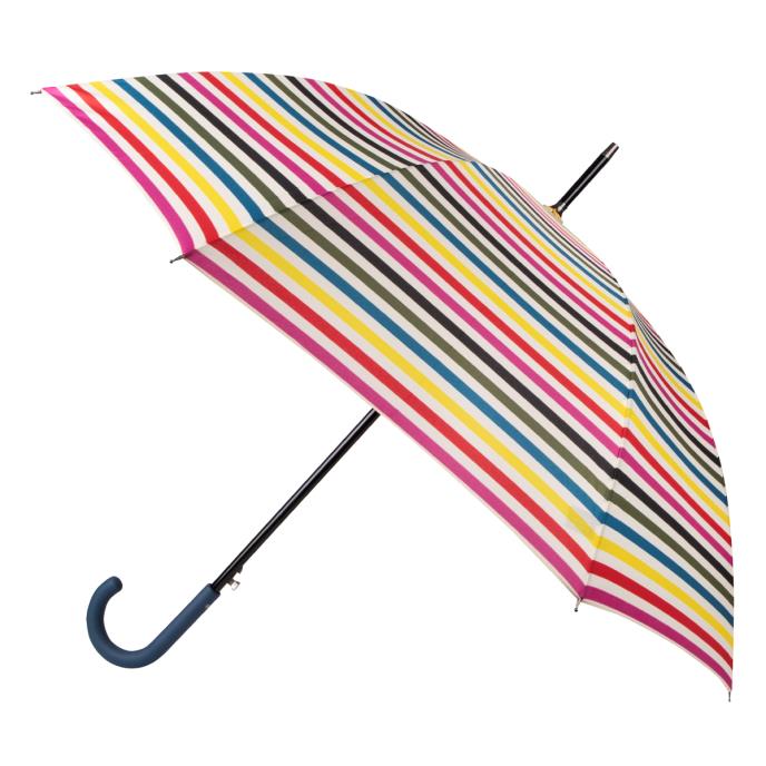 totes® UV Auto Open Walker - Stripe Print Umbrella  Extra Image 1